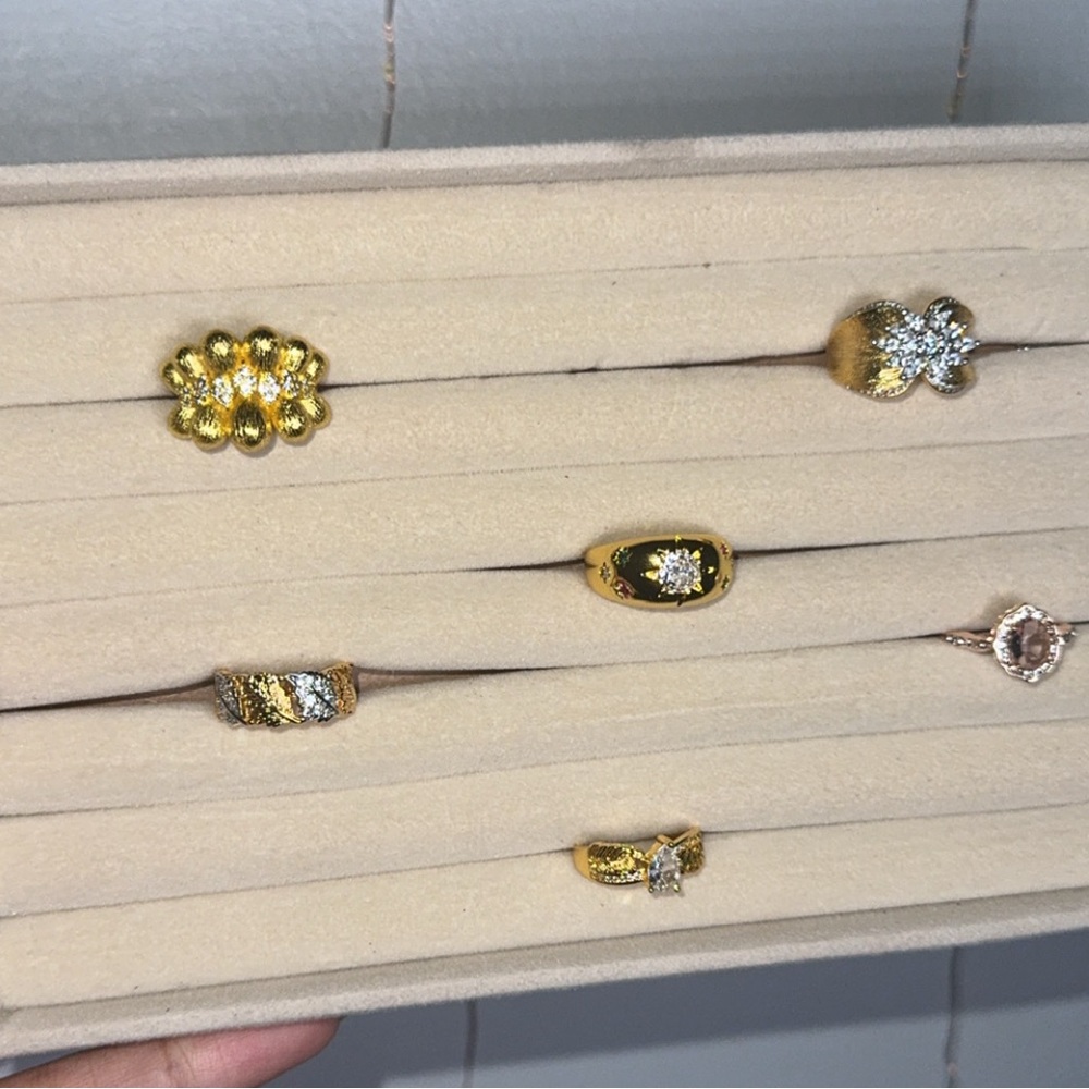 🌹Sale, 2 for $50 on all gold plated🌹 18k Gold plated ring - Picture 17 of 17